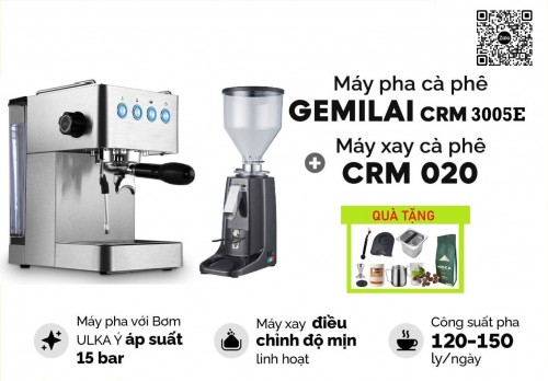 COMBO GEMILAI CRM 3005E VÀ CRM 020